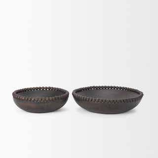 Wendell Bowls - Dark Brown