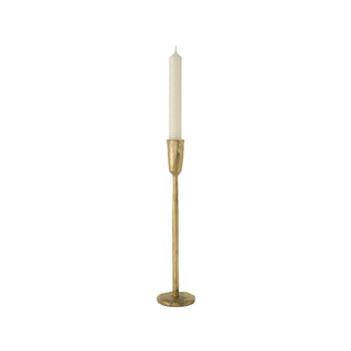 Luna Forged Candlestick Gold