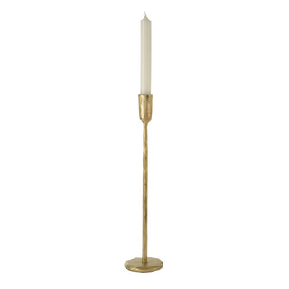 Luna Forged Candlestick Gold
