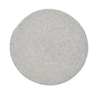 Aria round placemat Ash