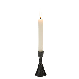 Zora Forged Candlestick Gunmetal
