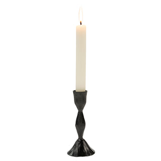 Zora Forged Candlestick Gunmetal
