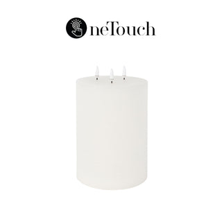 Pillar Candle L - Oyster