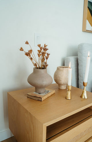 Zora Forged Candlestick Gold