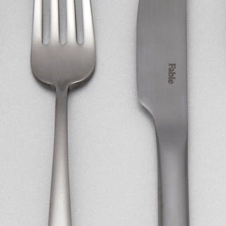 Flatware set - matte silver
