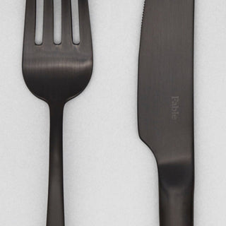 Flatware set - matte black