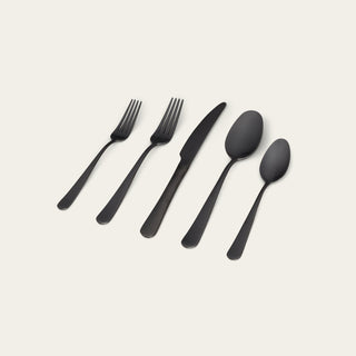Flatware set - matte black