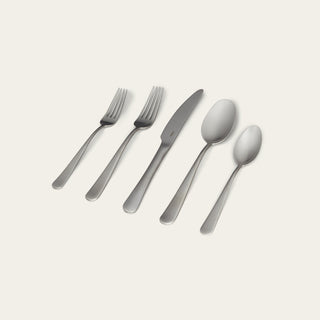 Flatware set - matte silver